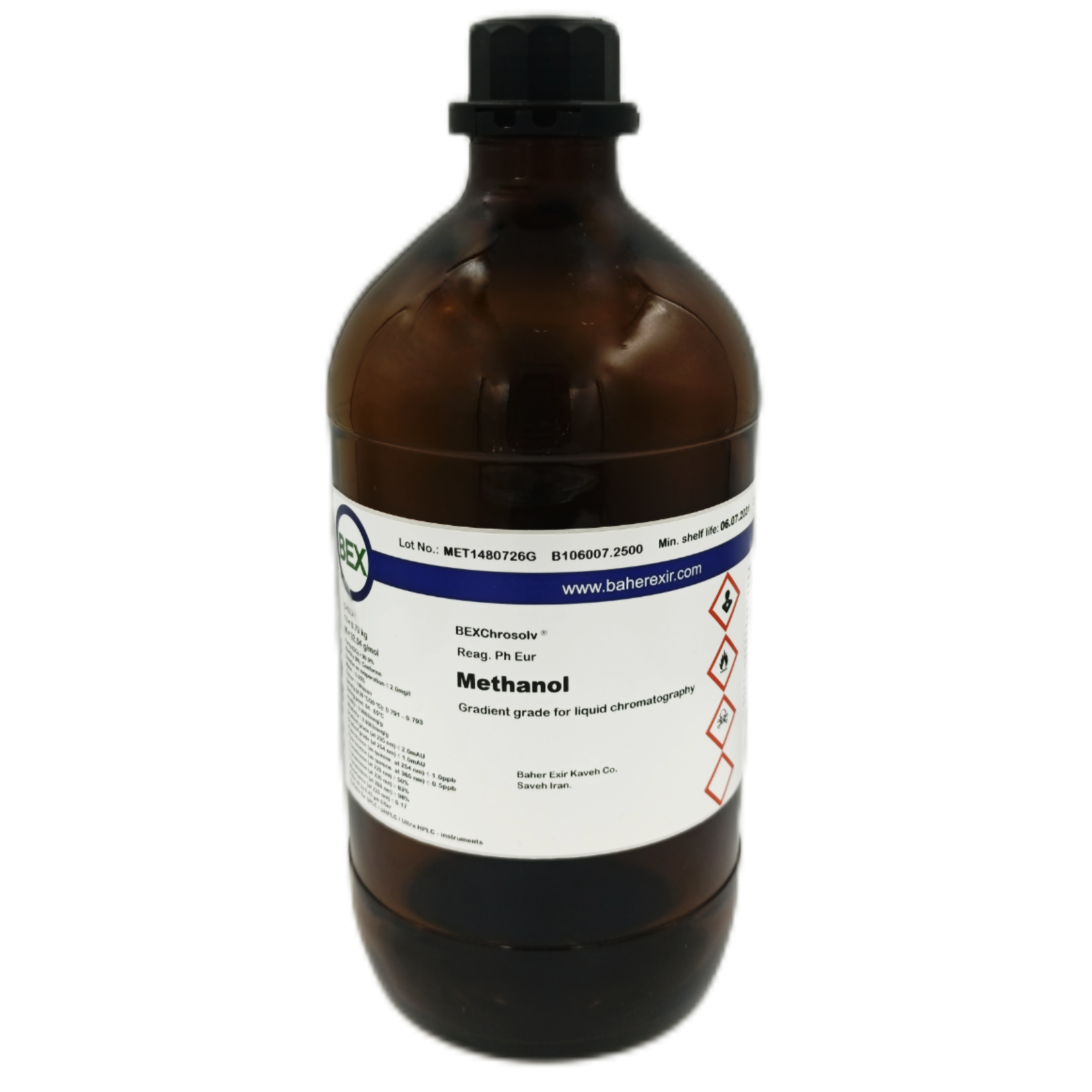 Methanol gradient grade for liquid chromatography