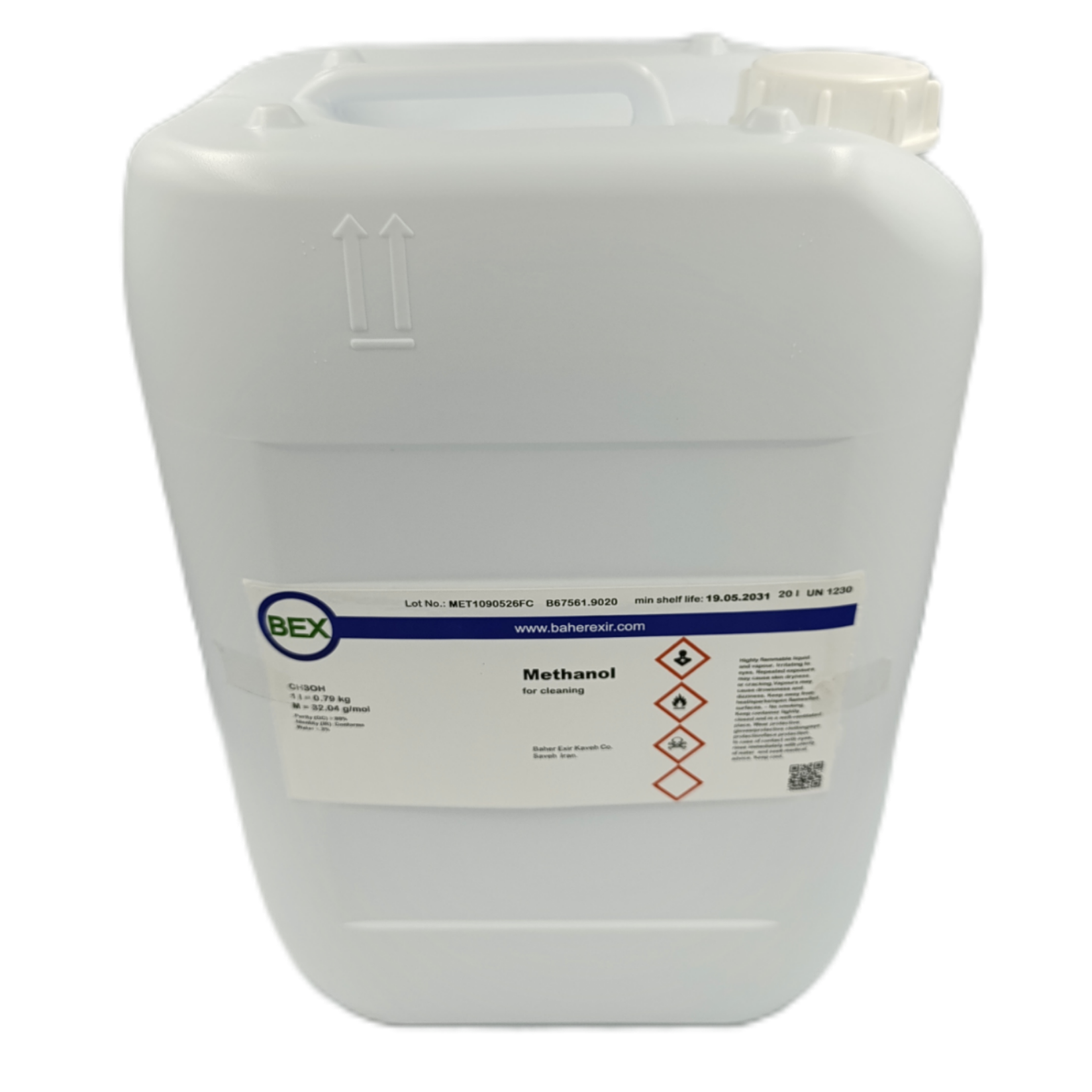 Methanol for cleaning
