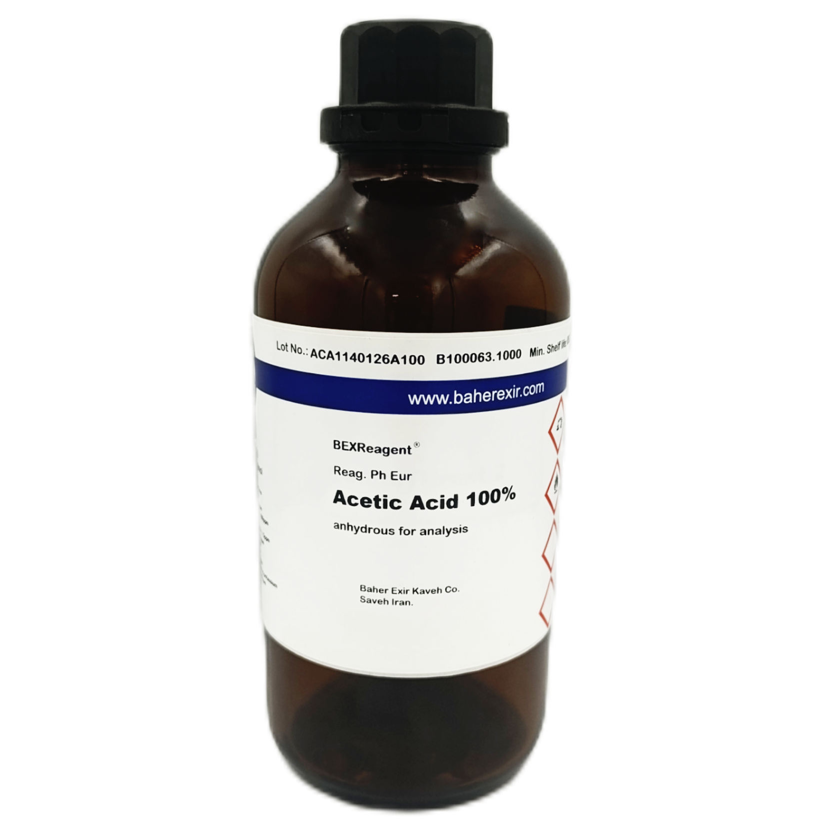 Acetic acid (glacial) 100% anhydrous for analysis
