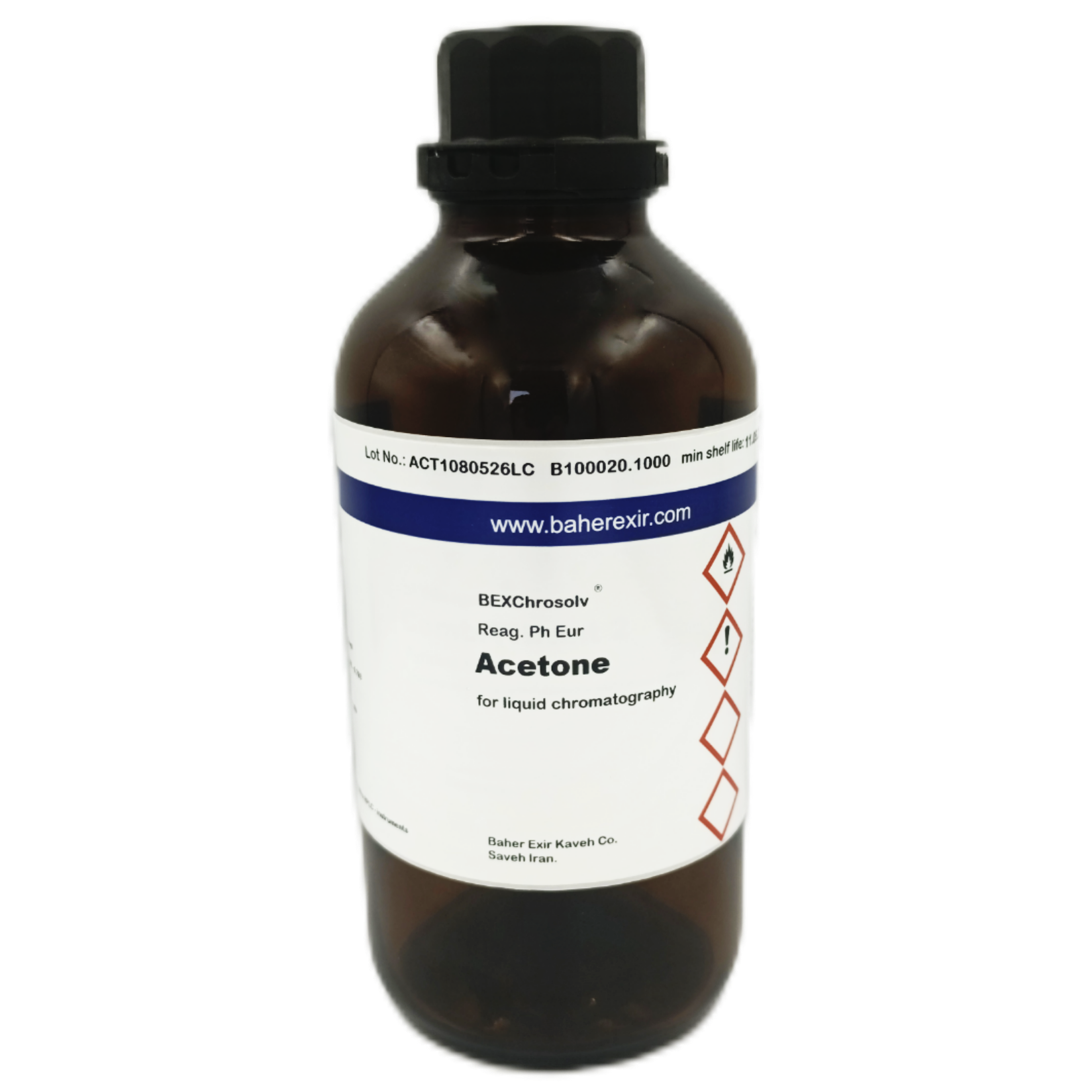 Acetone for liquid chromatography