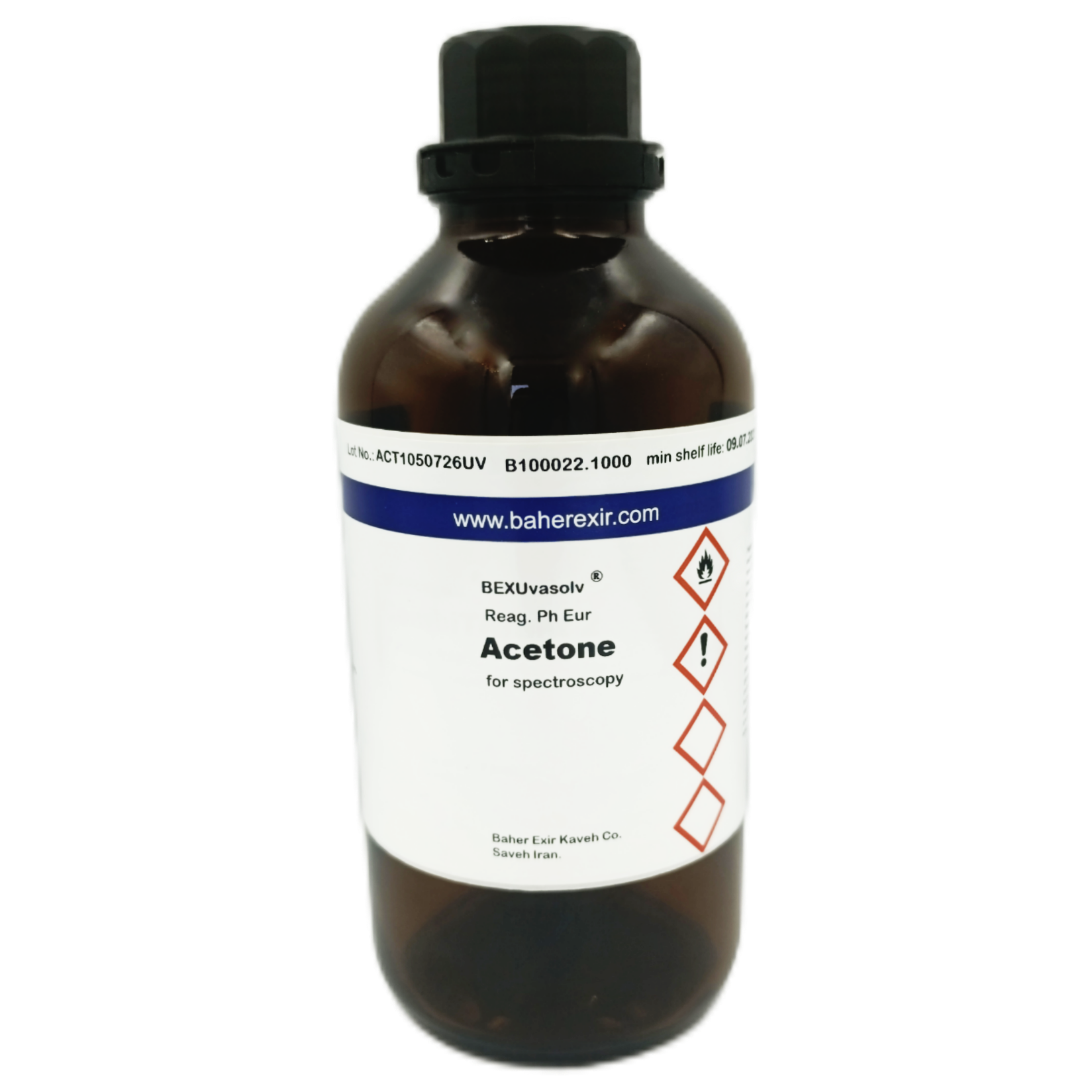 Acetone for spectroscopy
