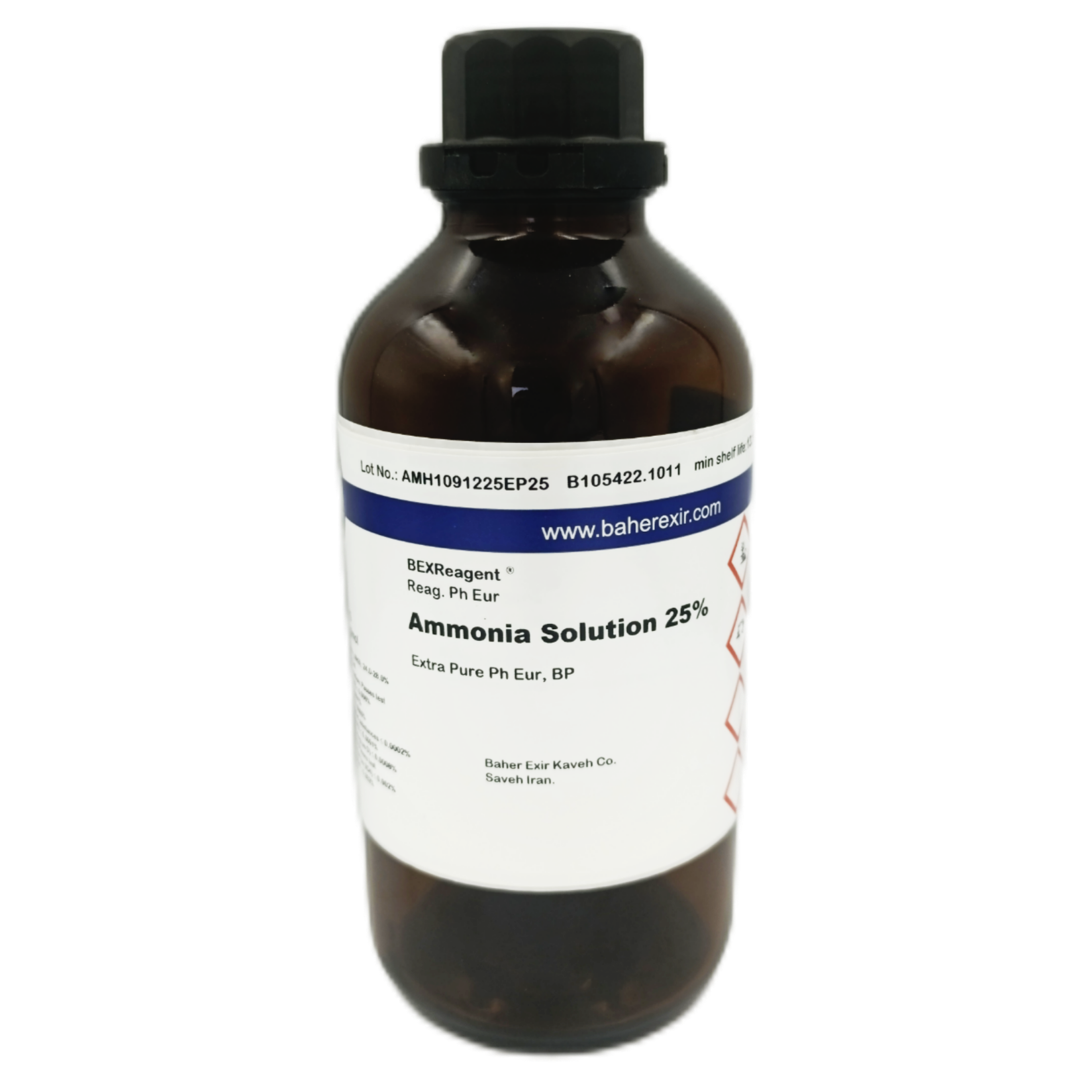 Ammonia solution 25%, extra pure Ph Eur,BP