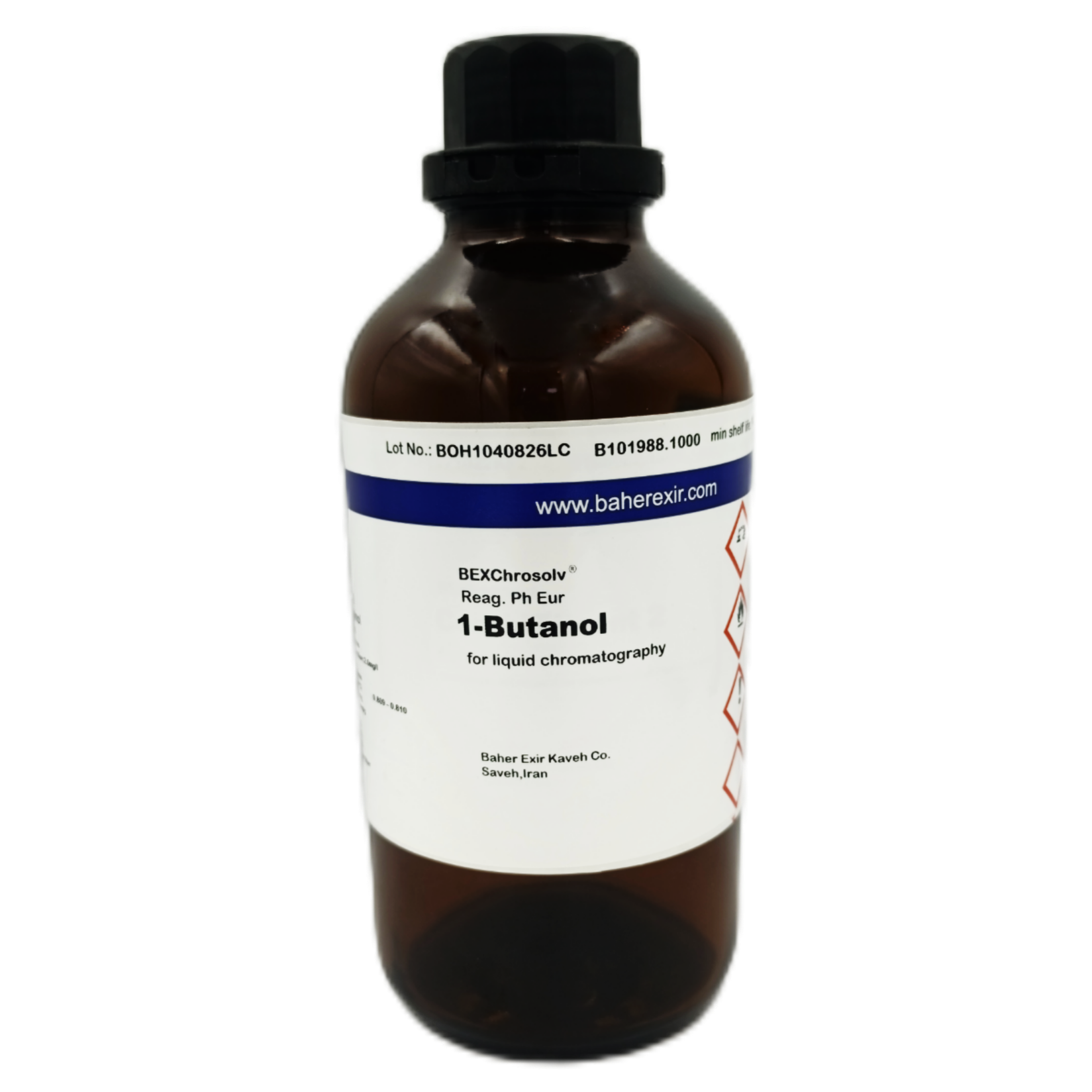 Butanol for liquid chromatography