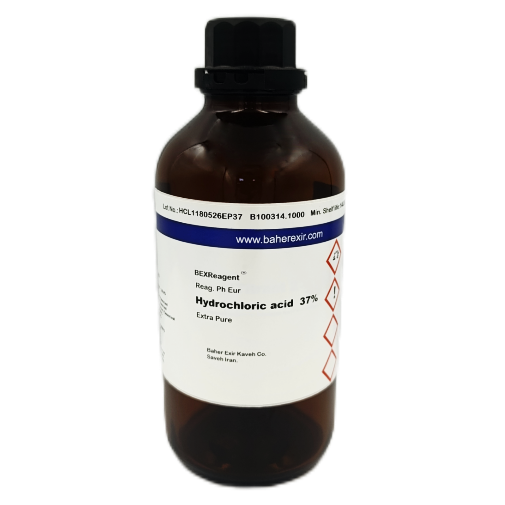 Hydrochloric acid fuming 37% Extra pure
