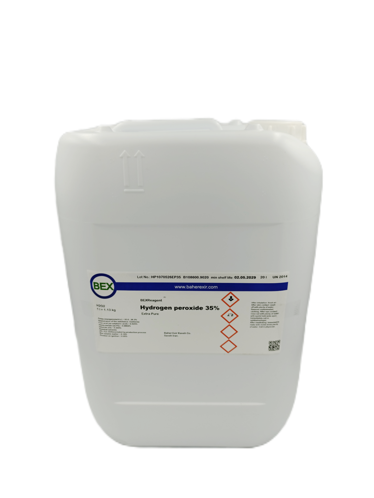 Hydrogen peroxide 35% Extra Pure