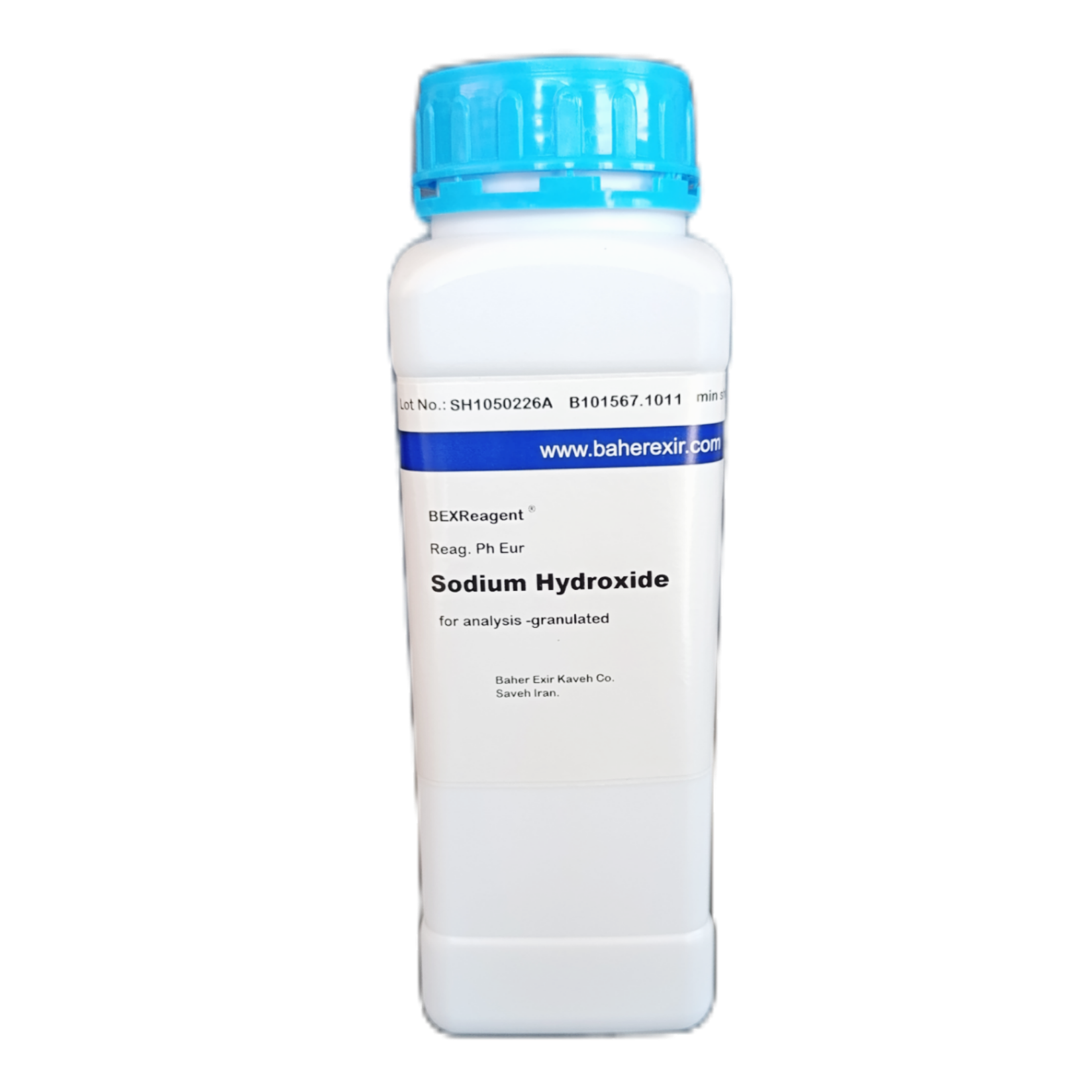 Sodium hydroxide on support granulated about 0.8-1.6 mm for elementary analysis