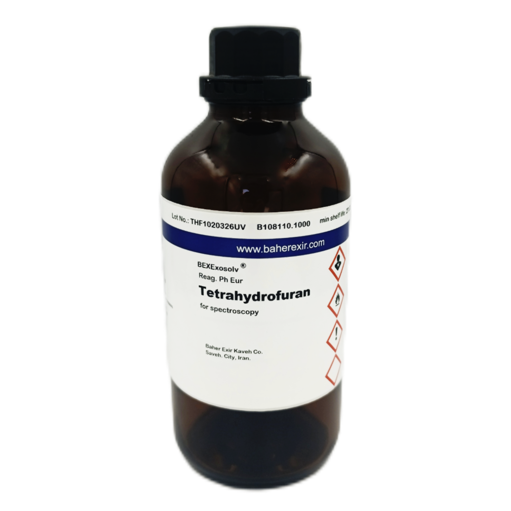 Tetrahydrofuran for spectroscopy